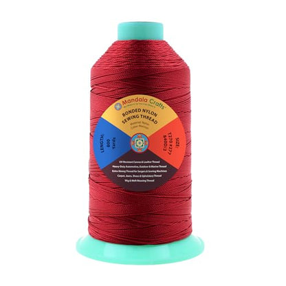 Size 277 840D T270 Maroon Bonded Nylon Thread