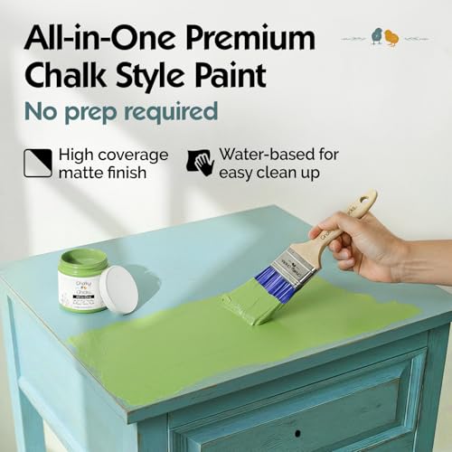 Finish Pistachio 8 Fl Oz Chalk Paint for Furniture All in One
