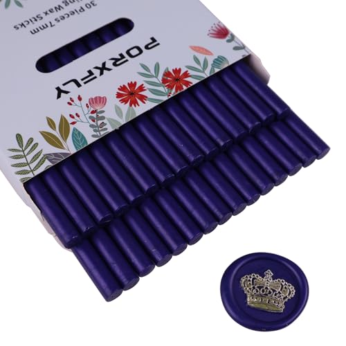 30 Pieces 7mm Sealing Wax Sticks for Glue Gun