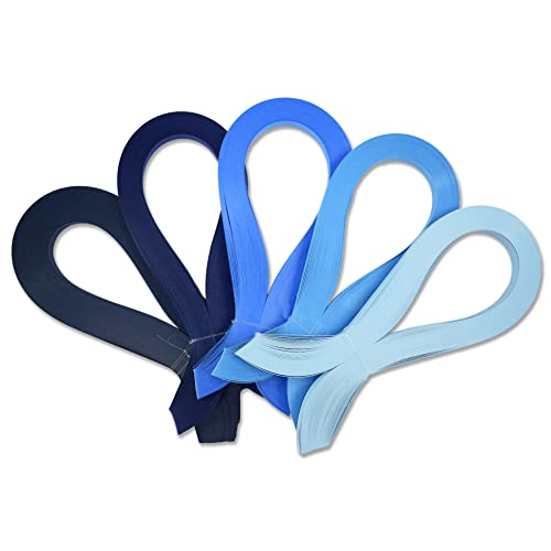 Blue Quilling Paper Strips for Craft Work