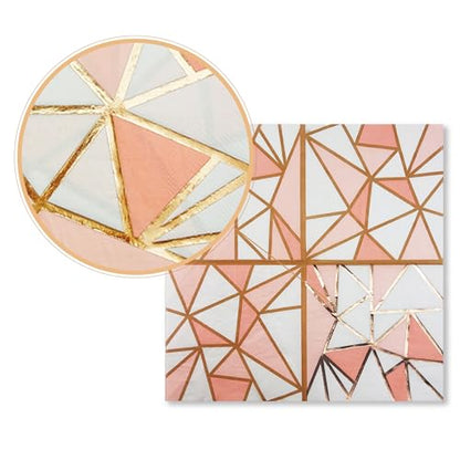 80 Pack Napkins Disposable Paper Towel Cocktail Dinner Party Decoration (80 Count)