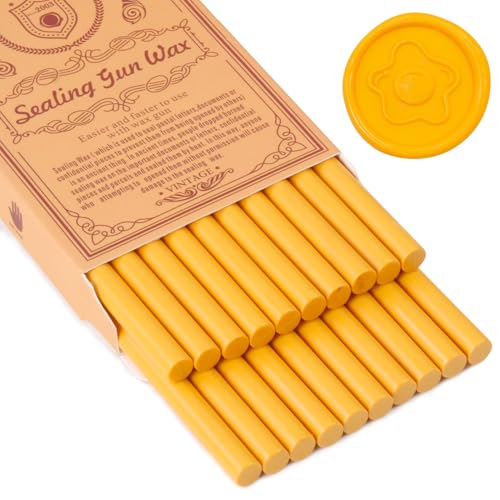 Yellow Sealing Wax Sticks