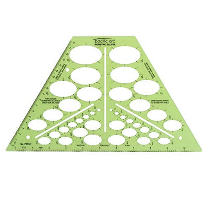 Isometric Ellipse Template Guide