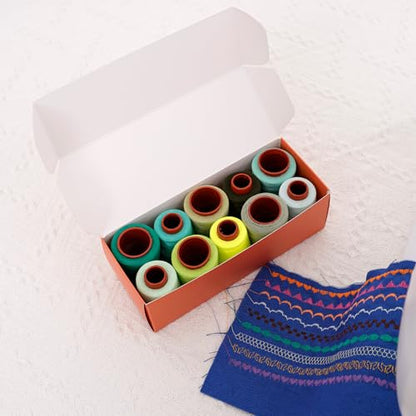 10 Pcs Sewing Thread (24000 Foot)