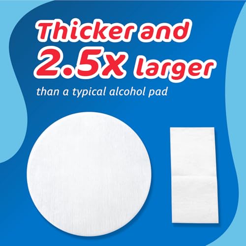 70% Isopropyl Alcohol Pads 100 ct Pads [12 jars] (1200 Count)
