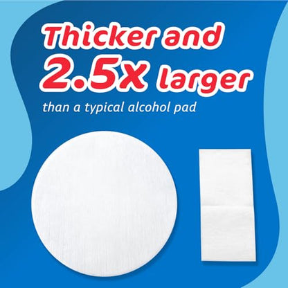 70% Isopropyl Alcohol Pads 100 ct Pads [12 jars] (1200 Count)