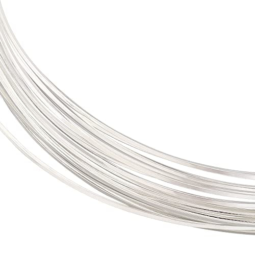 23 Gauge 16 Feet Silver Square Copper Wire