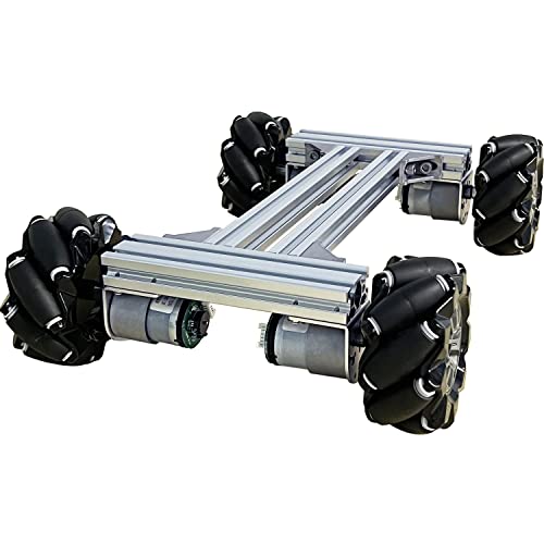 Mecanum Wheel 4wd Metal Robot Car Chassis Control Learning Kit for Arduino Raspberry Pie Microbit with DC Encoder Motor