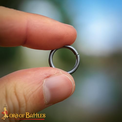 200G 1Kg Chainmail Loose Rings for Armor Crafting Perfect for DIY Projects & Armour Repairs