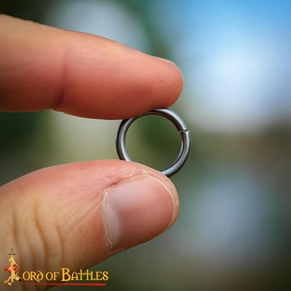 200G 1Kg Chainmail Loose Rings for Armor Crafting Perfect for DIY Projects & Armour Repairs