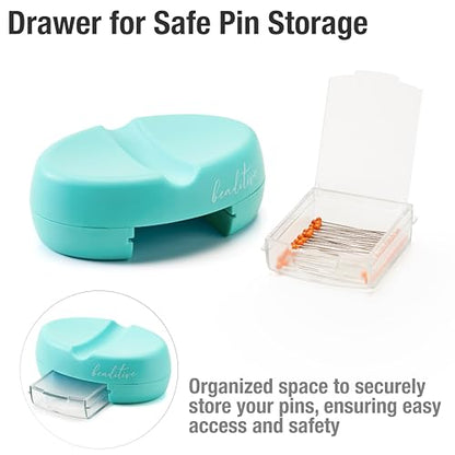 Magnetic Pin Cushion with Drawer (50 Count)