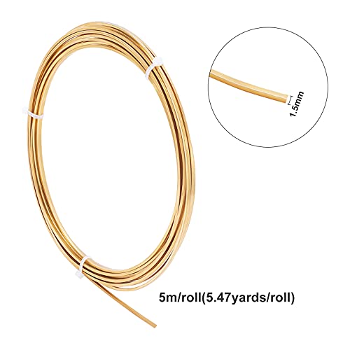 16.4 Feet Square Brass Wire (16.4 Foot)