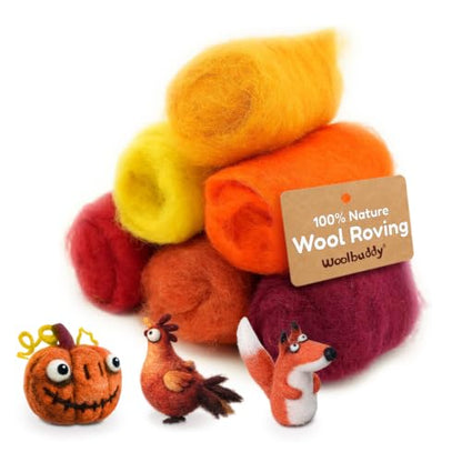 Wool Roving Kit for Needle Felting