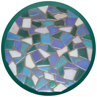 Irregular Glass Mosaic Tiles Bulk 500g Glossy and Iridescent Mosaic Glass Tiles for DIY Projects and Arts and Crafts Solid Colors and Mixes (263 Count)