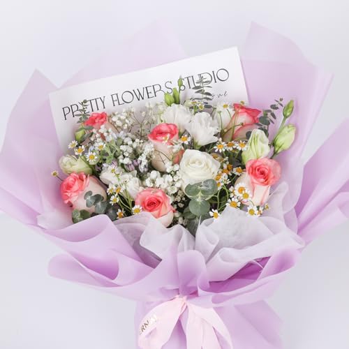 20 Sheets Flower Wrapping Paper (20 Count)