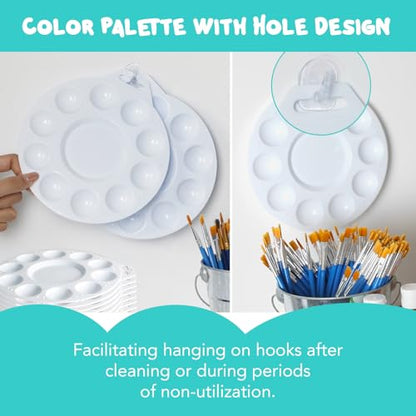 56Pcs Paint Tray Palettes (56 Count)