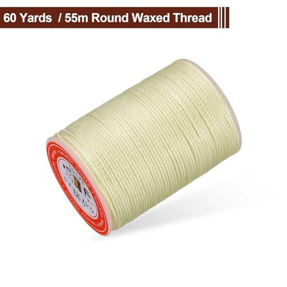 Leather Sewing Waxed Thread 0.8mm 60Yards