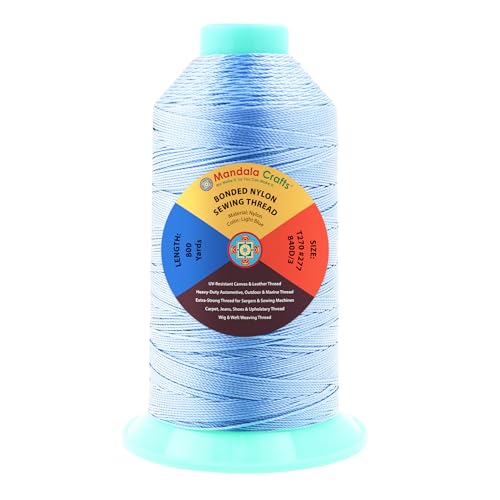 Size 277 840D T270 Light Blue Bonded Nylon Thread