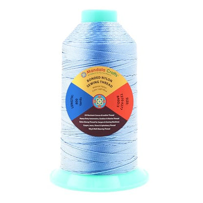Size 277 840D T270 Light Blue Bonded Nylon Thread