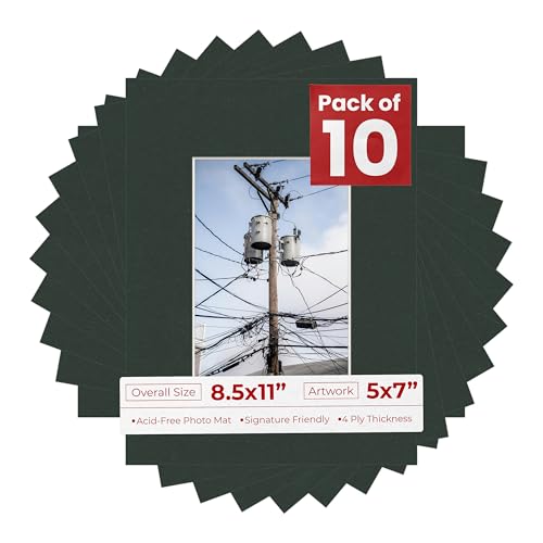 5x7 Mat for 8.5x11 Frame (10 Count)