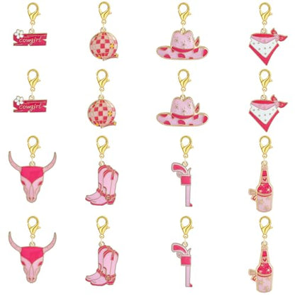 Pink Knitting Stitch Markers for Crocheting