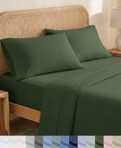 100% Organic Cotton King Bed Sheet Set