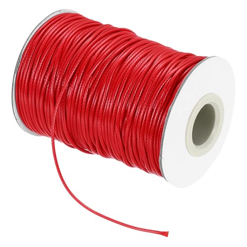Waxed Cord 1.5mm Waxed Thread 87 Yard Wax String Leather Cord for Bracelet Making
