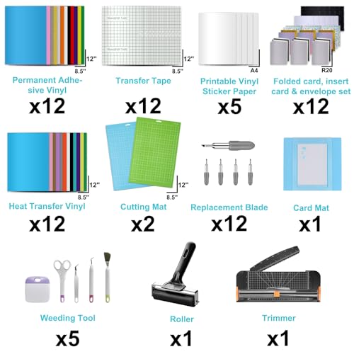 Full Craft Starter Kit Compatible with Cricut Joy Xtra