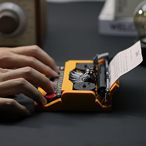 Typewriter Building Set for Adults (26 Count)