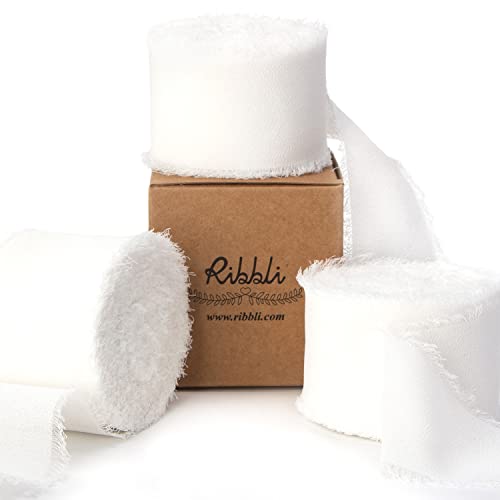 White Chiffon Ribbon (90 Foot)