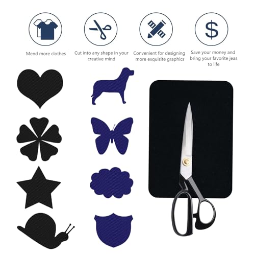 Iron on Patches Repair for Fabric Clothes (8 Count)