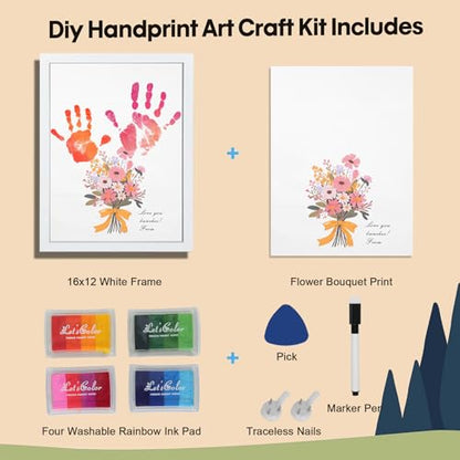 Flower Bouquet Handprint Kit