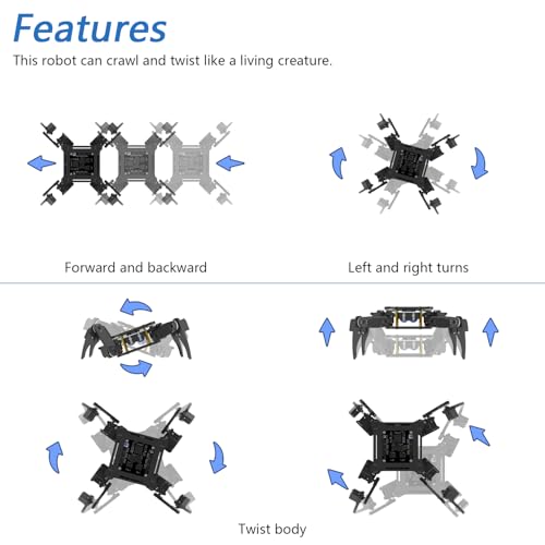 Quadruped Robot Kit with Remote
