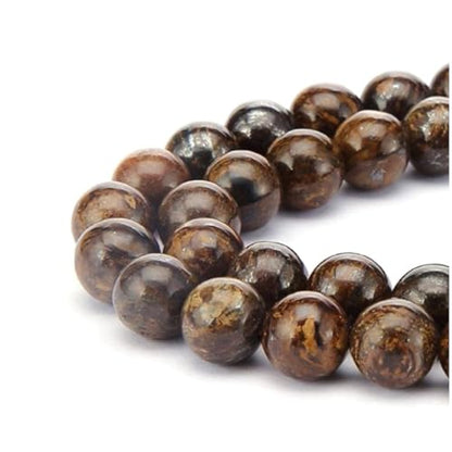 90pcs Adabele Natural Brown Bronzite Gemstone 4mm (95 Count)