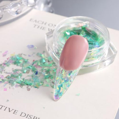 Holographic Chunky Glitter Nail Art Sequins