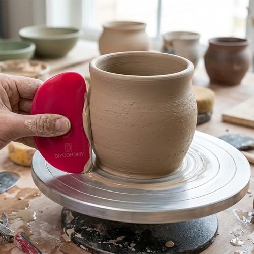 2 Pcs Soft Silicone Pottery Ribs for Ceramic