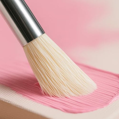 Wooden Stencil Brushes Natural Stencil Bristle Dome Art Painting Brushes Wood Paint Template Brush for Painting On Stencil Projects
