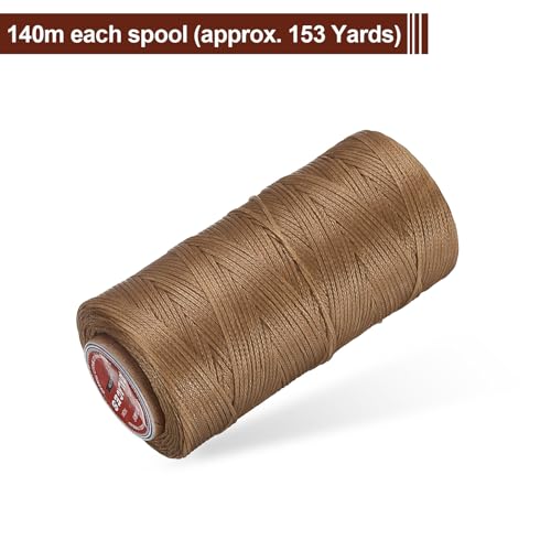 Flat Leather Sewing Waxed Thread