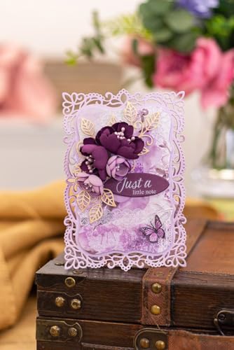 Metal Cutting Dies DIY Embossing Stencil Template Scrapbooking Card Making Mold Photo Album Arts Crafts Tools (3 Count)