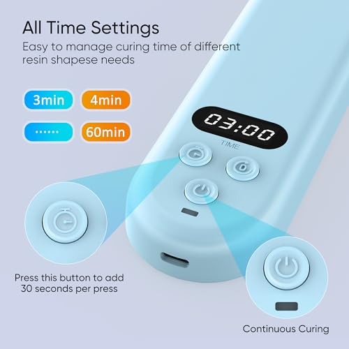 34 LEDs Cordless UV Light for Resin