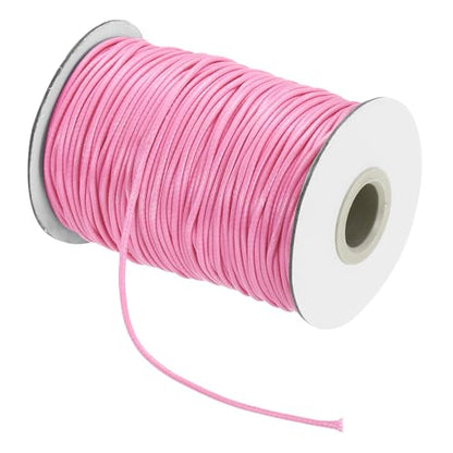 Waxed Cord 1.5mm Waxed Thread 87 Yard Wax String Leather Cord for Bracelet Making