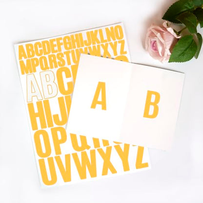 Letter Stickers 1560 Pieces 30 Sheets Stick on Vinyl Letters Capital Alphabet Sticker Letter for Craft Bulletin Boards Classroom Home Business Decor (1560 Count)