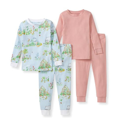 Girls Organic Cotton Pajamas (2 count)