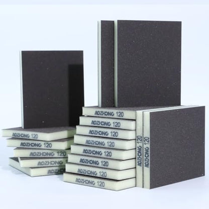 18pcs Sanding Sponge 120 grit Soft Sanding Block Washable and Reusable (18 Count)