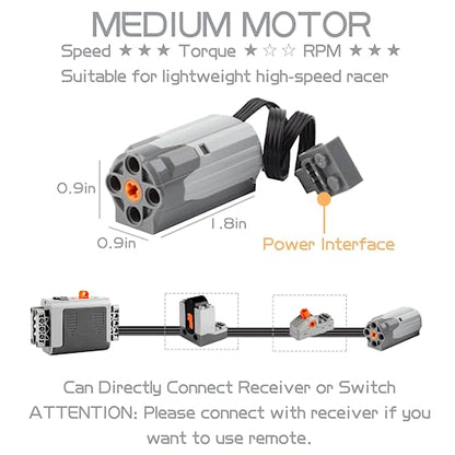 54PCS Power Function Motor Set