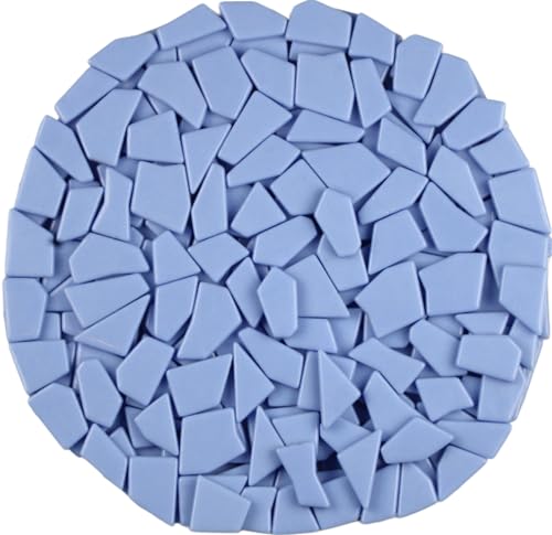 Irregular Glass Mosaic Tiles Bulk 500g Glossy and Iridescent Mosaic Glass Tiles for DIY Projects and Arts and Crafts Solid Colors and Mixes (263 Count)
