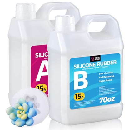 Silicone Mold Making Kit Liquid Silicone Rubber 140oz