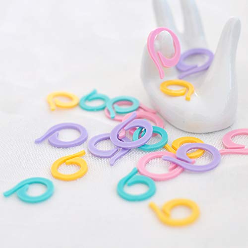 50 PCS Stitch Markers for Crocheting Crochet Stitch Markers