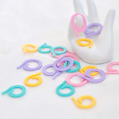 50 PCS Stitch Markers for Crocheting Crochet Stitch Markers