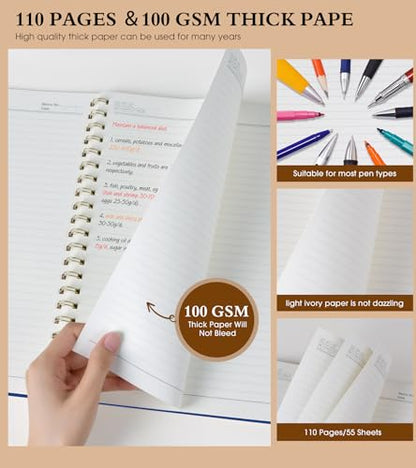 Spiral Notebook Journal 8.5” x 11”